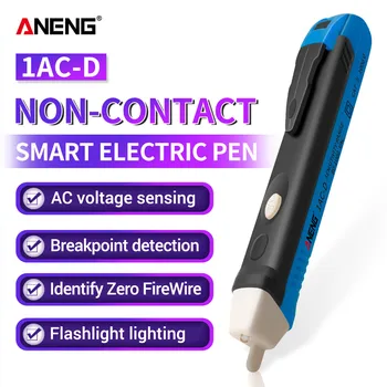 דיגיטלי 90-1000V מתח AC גלאי ללא מגע הבוחן עט הבוחן מד וולט זרם חשמלי מבחן העיפרון
